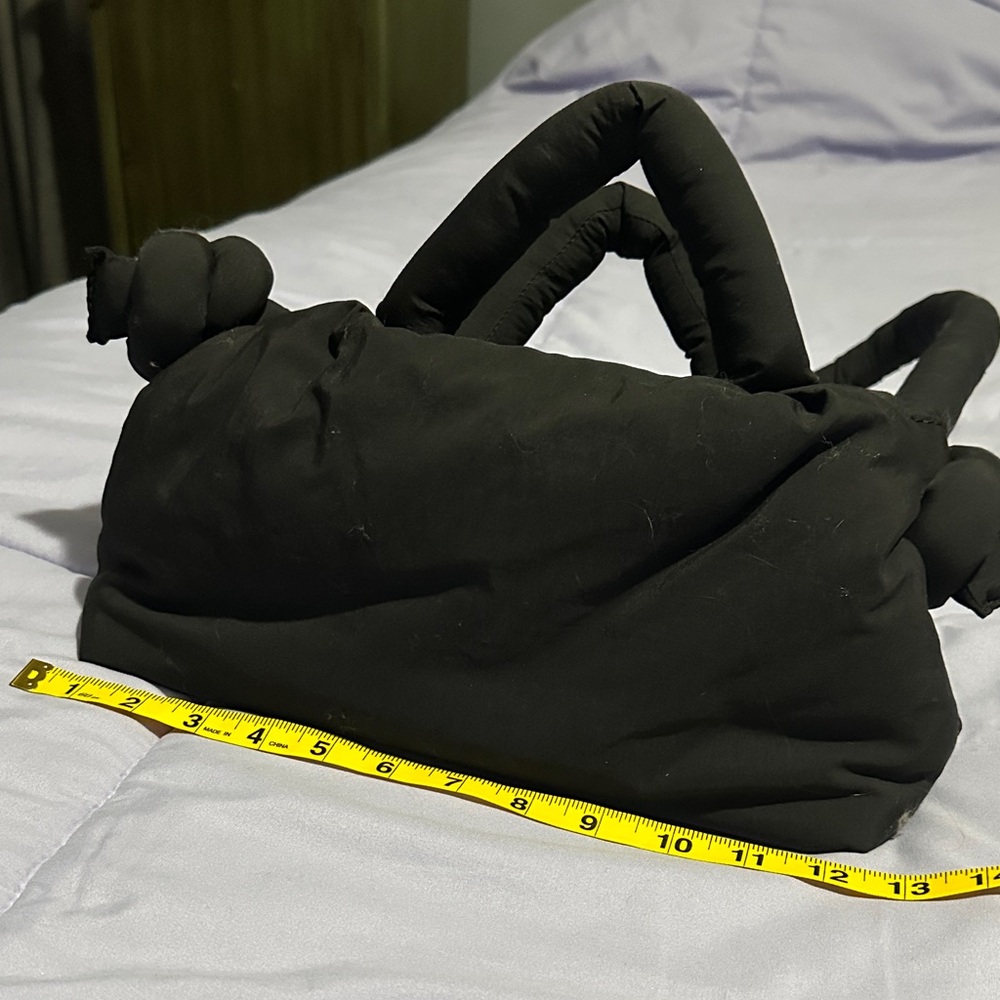 Black Olend Knotted Handle Bag